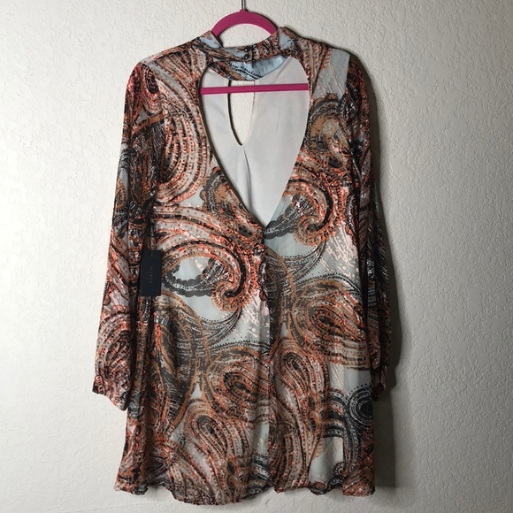 Paisley long sleeve dress - Picture 4 of 5